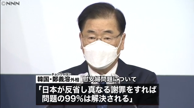 韓国外相 日本の真なる謝罪で９９ 解決 ネット もう終わった話です 外相も 在日大使とも会う必要はない 政治知新